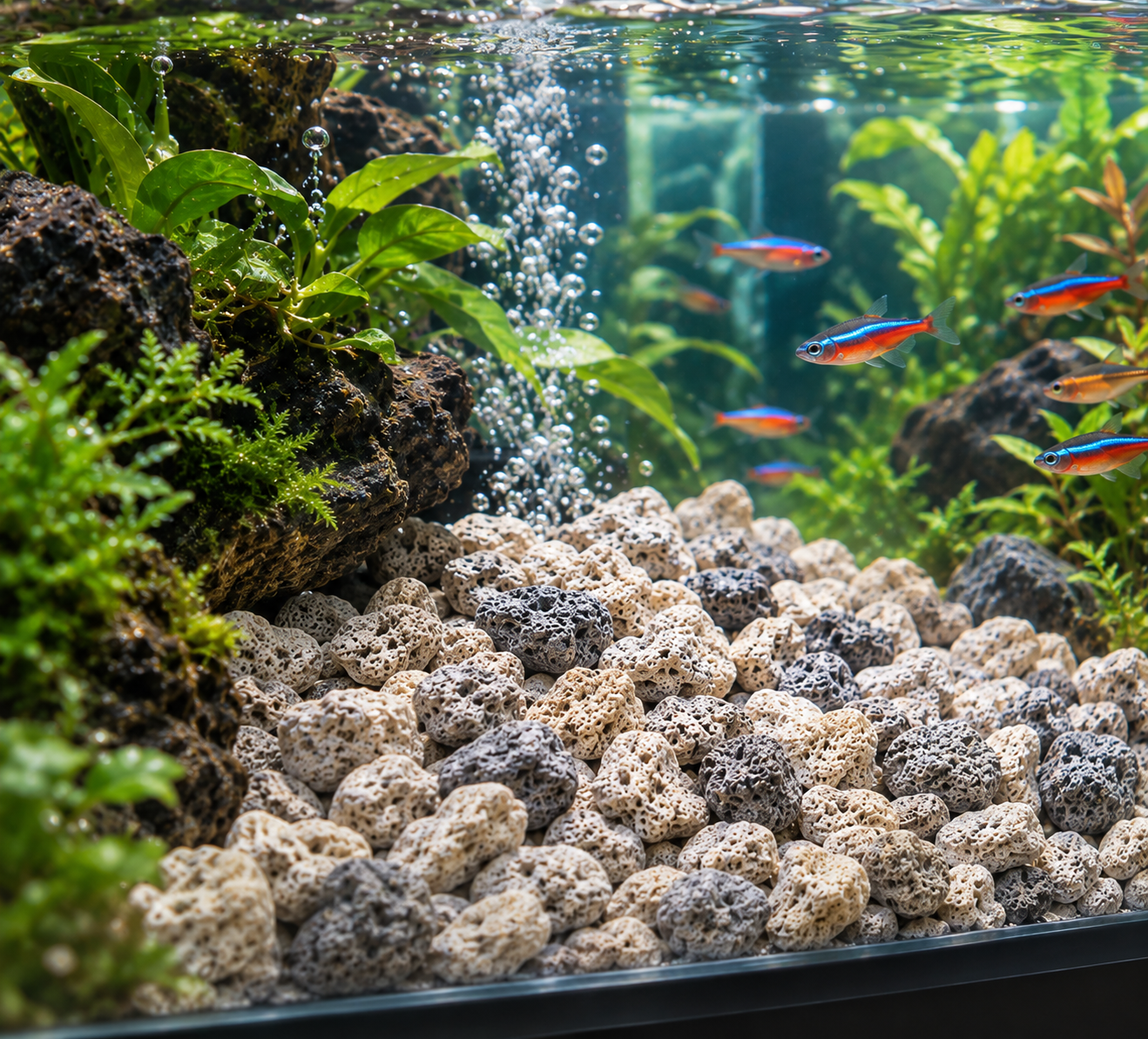 Aquarium grade pumice stone